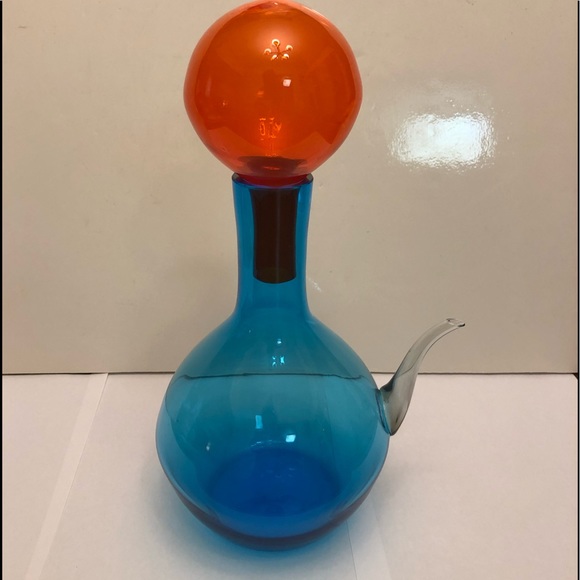 Vintage glass decanter